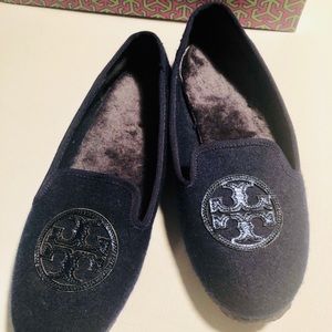 NWOT Tory Burch Suede "Billy" Slipper